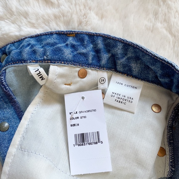 NWT GRLFRND Milla Metallic Leather Panel S… - Picture 9 of 14